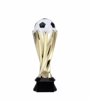 10-1/2 INCH PLASTIC WORLD CUP SOCCER TROPHY