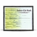 10-1/2 X 13 INCH BLACK PLAQUE HOLDS 8-1/2 X 11 CERTIFICATE, SILVER RAISED BORDER