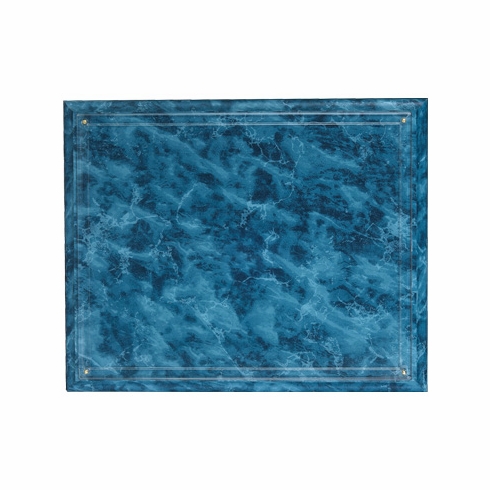 10-1/2 X 13 INCH BLUE MARBLE PLAQUE HOLDS 8-1/2 X 11 INCH CERTIFICATE