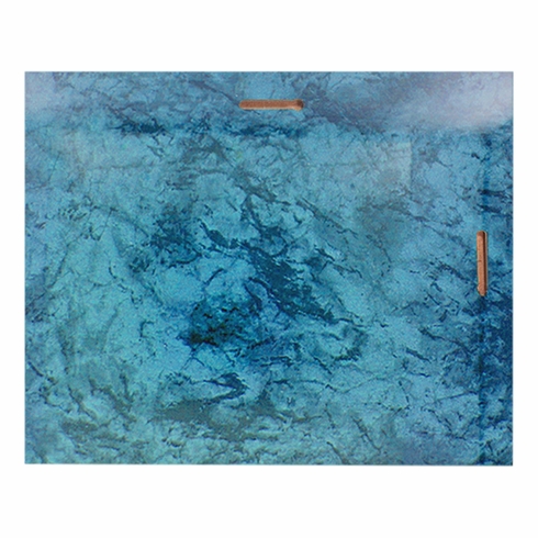 10-1/2 X 13 INCH BLUE MARBLE PLAQUE HOLDS 8-1/2 X 11 INCH CERTIFICATE