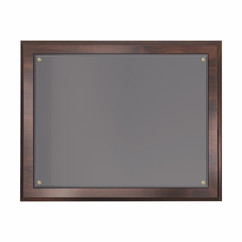 10-1/2 X 13 INCH CHERRY FINISH WALNUT CERTIFICATE PLAQUE, HOLDS 8-1/2 x 11 INCH CERTIFICATE