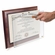 10-1/2 X 13 INCH CHERRY FINISH WALNUT CERTIFICATE PLAQUE, HOLDS 8-1/2 x 11 INCH CERTIFICATE