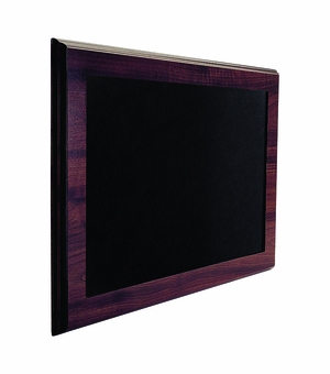 10-1/2 X 13 INCH DELUXE CHERRY FINISH PLAQUE CERTIFICATE HOLDER