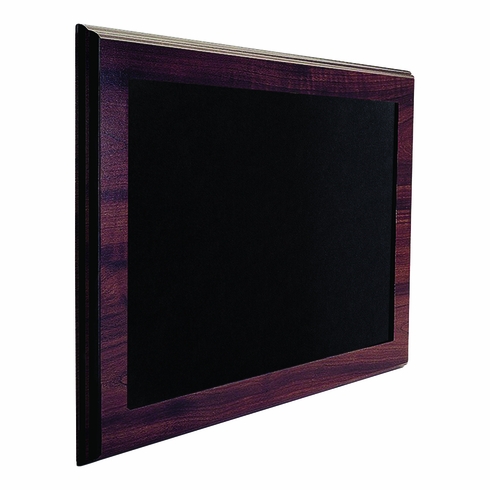 10-1/2 X 13 INCH DELUXE CHERRY FINISH PLAQUE CERTIFICATE HOLDER