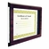 10-1/2 X 13 INCH DELUXE CHERRY FINISH PLAQUE CERTIFICATE HOLDER