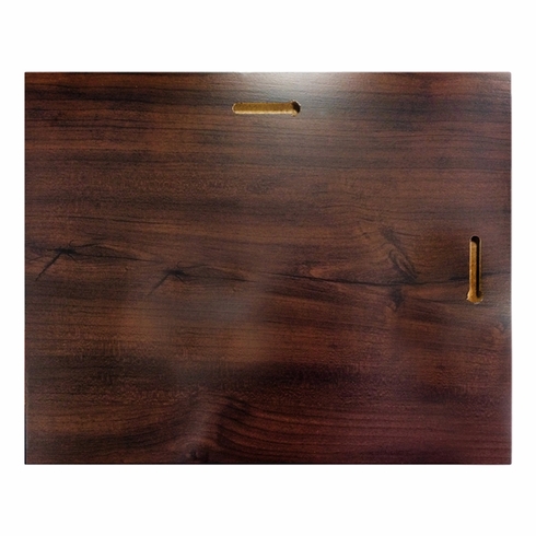 10-1/2 X 13 INCH WALNUT FINISH PLAQUE BOARD HOLDS 8-1/2 X 11 CERTIFICATE