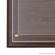 10-1/2 X 13 INCH WALNUT FINISH PLAQUE BOARD HOLDS 8-1/2 X 11 CERTIFICATE