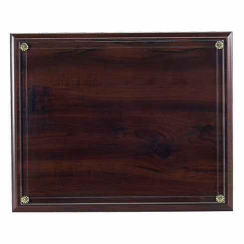 10-1/2 X 13 INCH WALNUT FINISH PLAQUE HOLDS 8-1/2 X 11 INCH CERTIFICATE