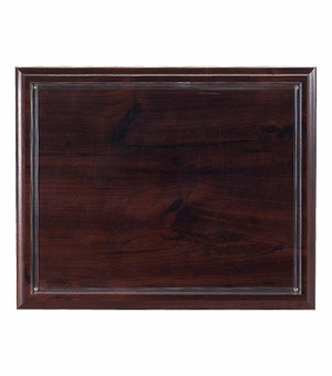 10-1/2 X 13 INCH WALNUT PLAQUE HOLDS 8-1/2 X 11 INCH CERTIFICATE