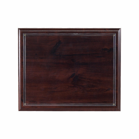 10-1/2 X 13 INCH WALNUT PLAQUE HOLDS 8-1/2 X 11 INCH CERTIFICATE