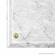 10-1/2 X 13 INCH WHITE MARBLE PLAQUE HOLDS 8-1/2 X 11 INCH CERTIFICATE