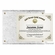 10-1/2 X 13 INCH WHITE MARBLEIZED PLAQUE HOLDS 8-1/2 X 11 INCH CERTIFICATE