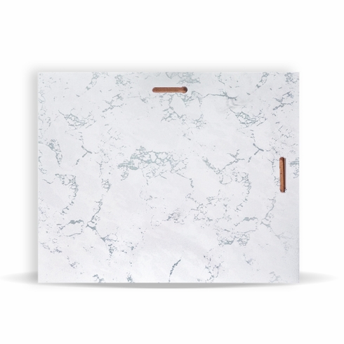 10-1/2 X 13 INCH WHITE PLAQUE HOLDS 8-1/2 X 11 CERTIFICATE, GOLD RAISED BORDER