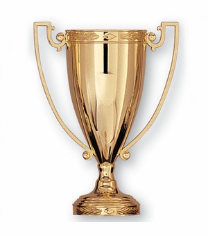 10-1/4 INCH DIE CAST GOLD CUP