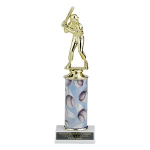 10, 11, 12 INCH ONE COLUMN SPORTS TROPHY TAKES FIGURE