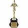 10-3/4 INCH GOLD PLASTIC OSCAR LOOK ALIKE FIGURE TROPHY 