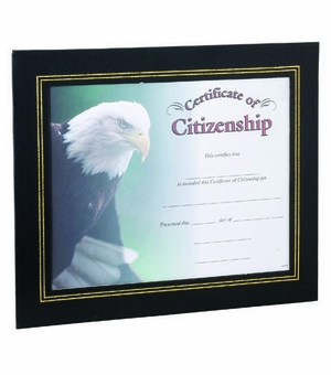10-3/4 X 13 LEATHERETTE FRAME, BLACK