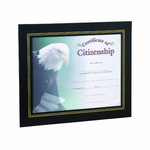 10-3/4 X 13 LEATHERETTE FRAME, BLACK