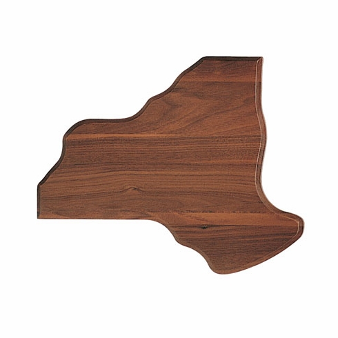 10-3/4 X13-1/4 NEW YORK STATE WALNUT PLAQUE