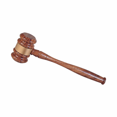 10 INCH GAVEL WALNUT FINISH 