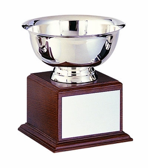 10 INCH PAUL REVERE SILVER BOWL ON BASE
