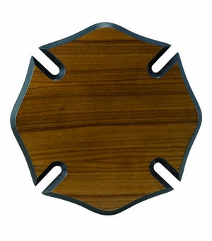 10 x 10 WALNUT VENEER MALTESE CROSS