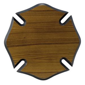 10 x 10 WALNUT VENEER MALTESE CROSS
