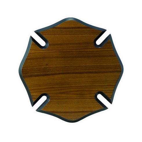 10 x 10 WALNUT VENEER MALTESE CROSS