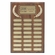 10 x 15 INCH PERPETUAL WALNUT PLAQUE WITH BLACK TRIM AND GOLD PLATES-24 PLATES