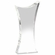 10 x 4-1/2 INCH OPTICAL CRYSTAL ANGLED SHAPE TOWER AWARD