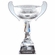 10 x 8-1/4 INCH DIAMOND CUT OPTICAL CRYSTAL ELEGANT TROPHY CUP