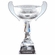 10 x 8-1/4 INCH DIAMOND CUT OPTICAL CRYSTAL ELEGANT TROPHY CUP