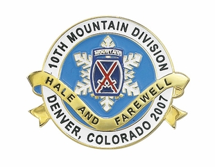 10TH MOUNTAIN DIVISION DENVER COLORADO PIN