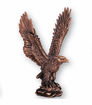 11-1/2 ANTIQUE BRONZE EAGLE TROPHY