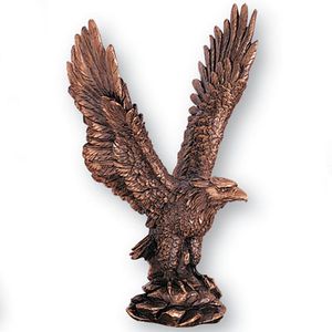 11-1/2 ANTIQUE BRONZE EAGLE TROPHY