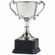11-1/2 INCH NICKEL PLATED HIGH POLISHED FINISH LOVING CUP TROPHY