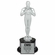11-1/4 INCH OSCAR LIKE ACHIEVEMENT BRIGHT SILVER METAL FIGURE TROPHY 