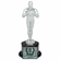 11-1/4 INCH OSCAR LIKE ACHIEVEMENT BRIGHT SILVER METAL FIGURE TROPHY 