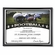 11-3/4 X 8-3/4 INCH SPORT BLACK FRAME CERTIFICATE HOLDER WITH FOOTBALL CERTIFICATE