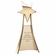 11 INCH BRIGHT GOLD FINISH SHOOTING STAR TOWER TROPHY