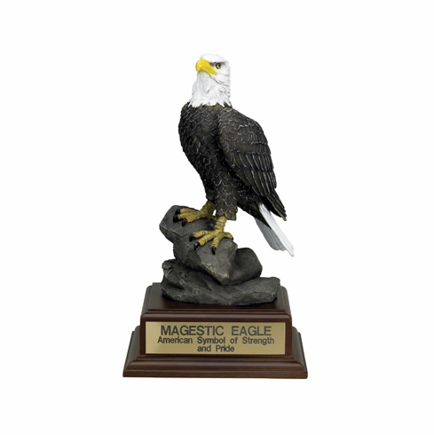 11 INCH MAJESTIC EAGLE TROPHY,  WITHOUT PLATE