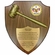 11 x 13 INCH DEPARTMENT OF JUSTICE GAVEL PLAQUE SHIELD WITH 2 INCH CUSTOM SUBLIMATED WHITE DISC