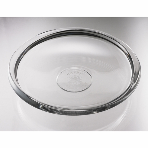 12-1/2 INCH CLEAR GLASS TABLE CENTERPIECE