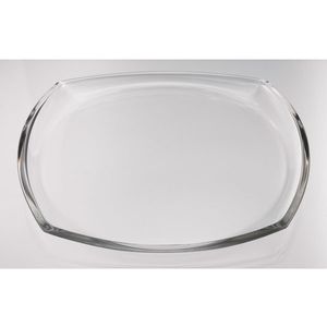12-1/2 INCH CLEAR GLASS TABLE CENTERPIECE