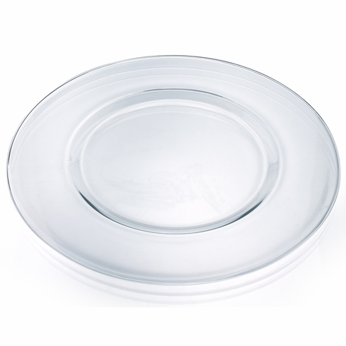 12-1/2 INCH GLASS CHARGER PLATE