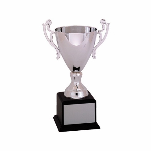12-1/4 INCH RAMONA SERIES TROPHY WITH 8-1/2 INCH SILVER METAL CUP