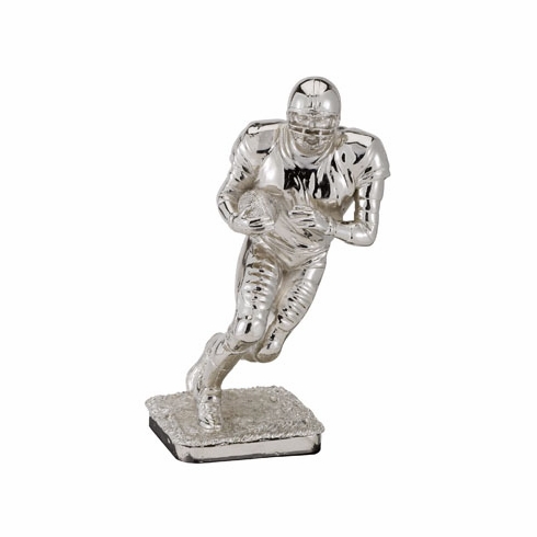 12 3/4 INCH FOOTBALL FIGURE, SILVER