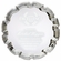 12 INCH CHIPPENDALE CHROME PLATED ENGRAVABLE TRAY