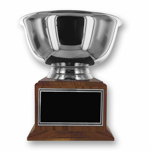 12 INCH DIAMETER SILVER PAUL REVERE BOWL TROPHY