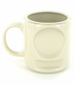 12 OUNCE BEIGE COFFEE MUG WITHOUT 2 INCH INSERT AND PLATE